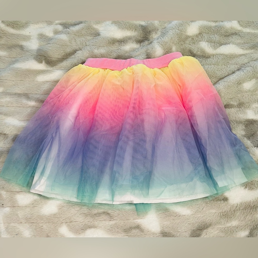 PatPat Rainbow Tulle A-Line Skirt